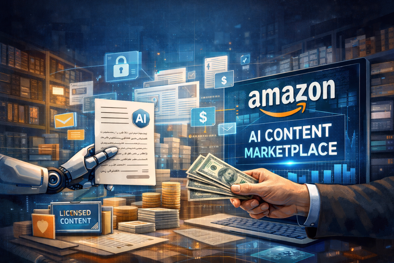 أمازون “ تشتري” المحتوى… وتجهز سوقًا جديدًا لشراء ترخيصه بالقطعة !